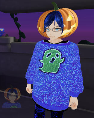 Halloween 2023, Ghost is AudioLinked.